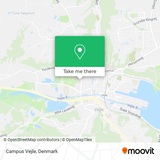 Campus Vejle map