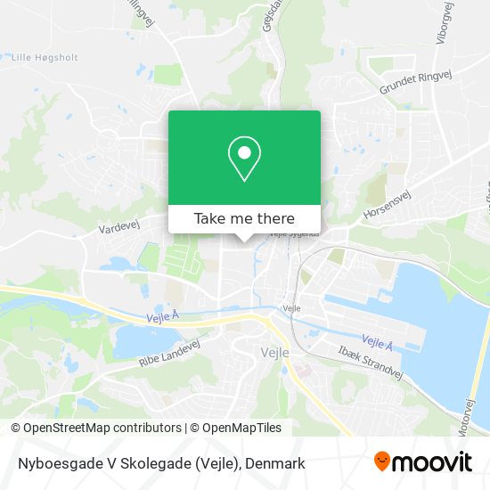 Nyboesgade V Skolegade (Vejle) map