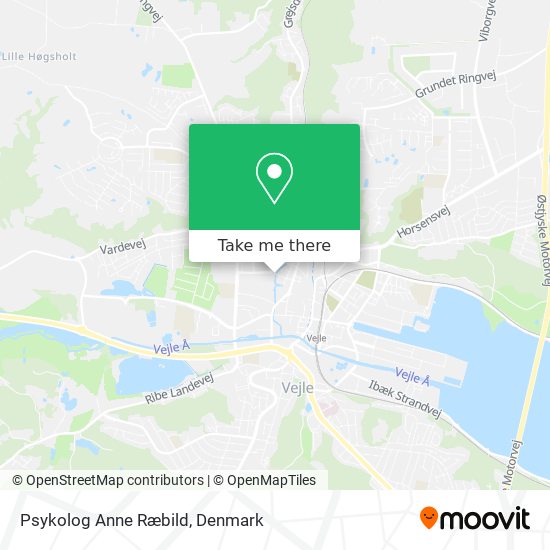 Psykolog Anne Ræbild map