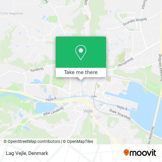 Lag Vejle map