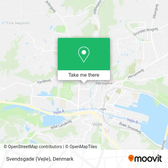 Svendsgade (Vejle) map