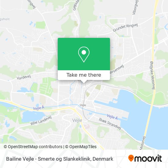 Bailine Vejle - Smerte og Slankeklinik map
