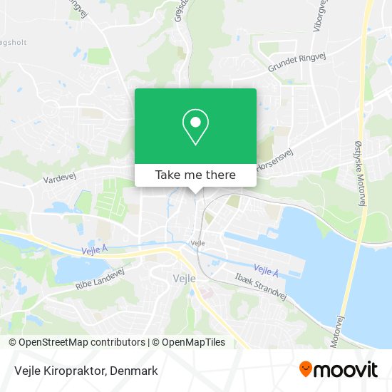 Vejle Kiropraktor map