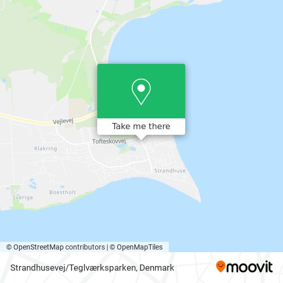 Strandhusevej/Teglværksparken map