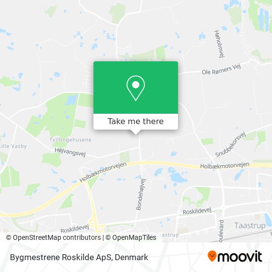 Bygmestrene Roskilde ApS map