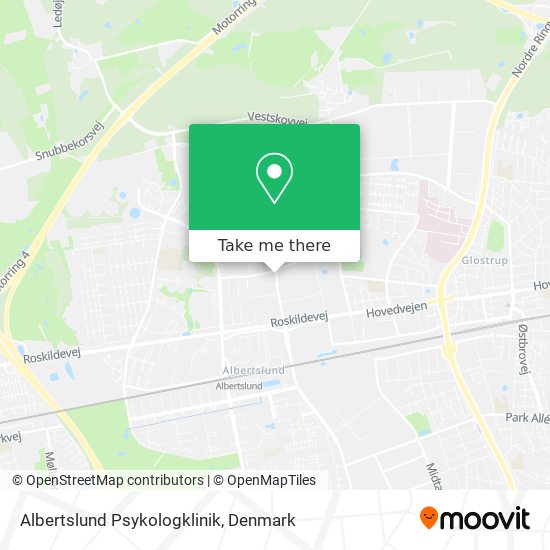 Albertslund Psykologklinik map