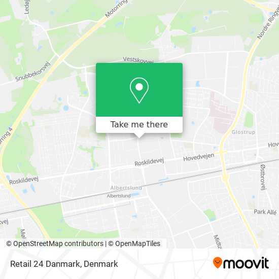 Retail 24 Danmark map