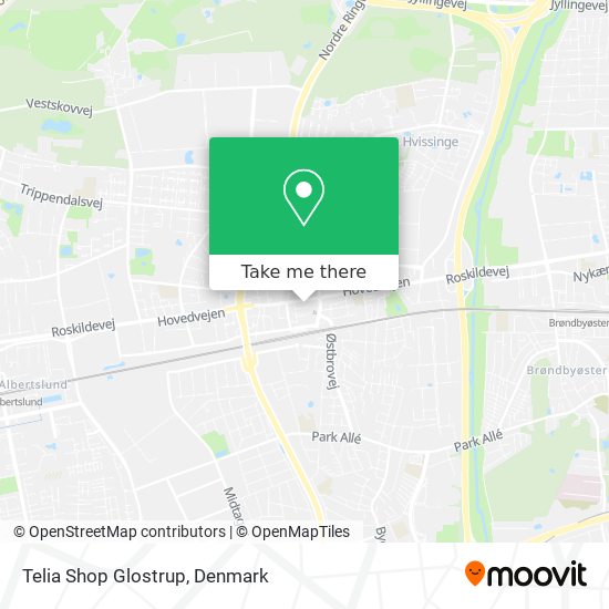 Telia Shop Glostrup map