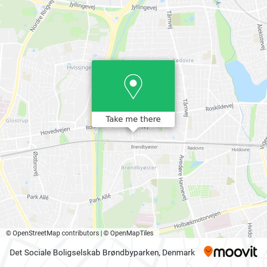 Det Sociale Boligselskab Brøndbyparken map