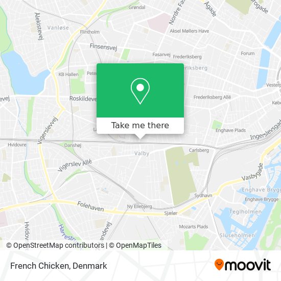 French Chicken map