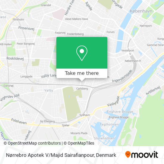 Nørrebro Apotek V / Majid Sairafianpour map