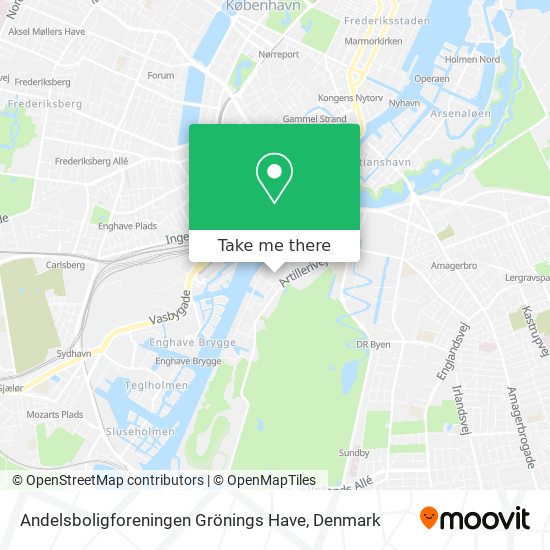 Andelsboligforeningen Grönings Have map