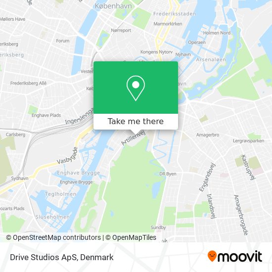 Drive Studios ApS map