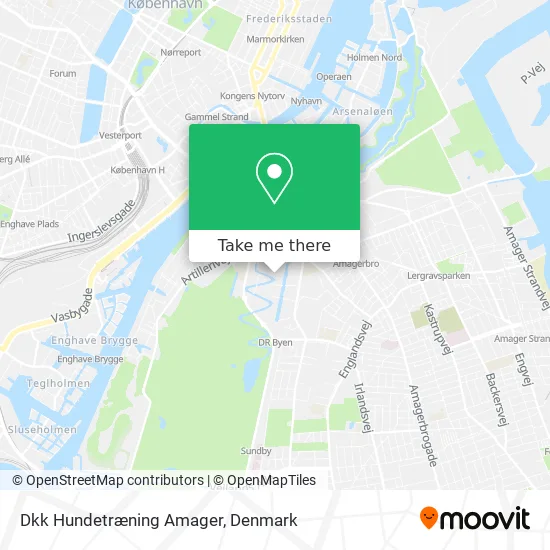 Dkk Hundetræning Amager map