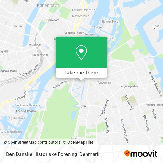 Den Danske Historiske Forening map