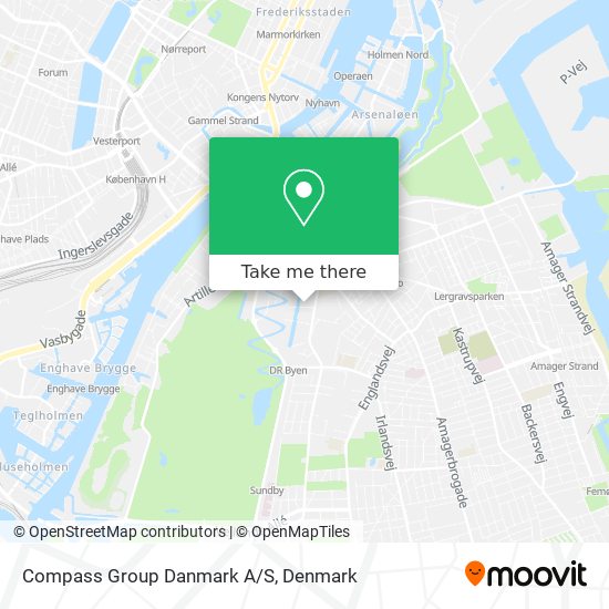 Compass Group Danmark A/S map