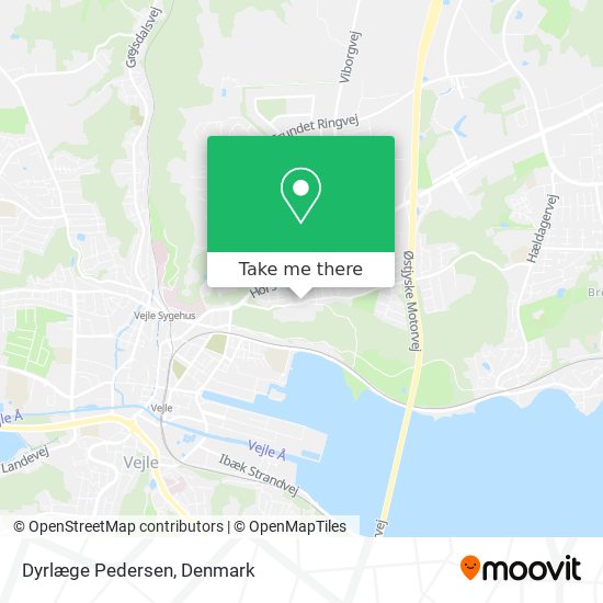 Dyrlæge Pedersen map