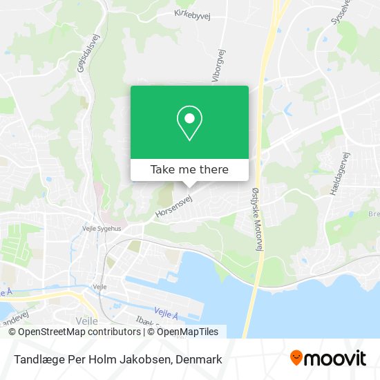 Tandlæge Per Holm Jakobsen map