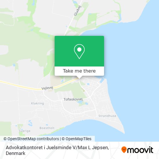 Advokatkontoret i Juelsminde V / Max L Jepsen map