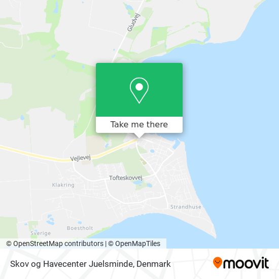 Skov og Havecenter Juelsminde map