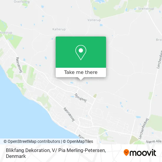 Blikfang Dekoration, V/ Pia Merling-Petersen map