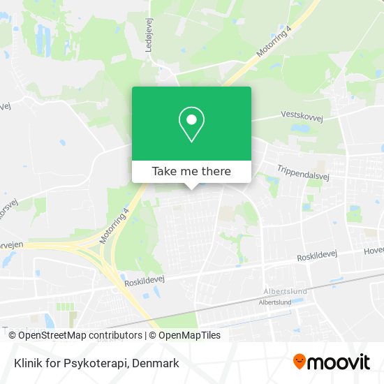 Klinik for Psykoterapi map