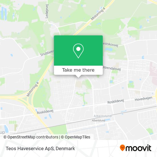 Teos Haveservice ApS map