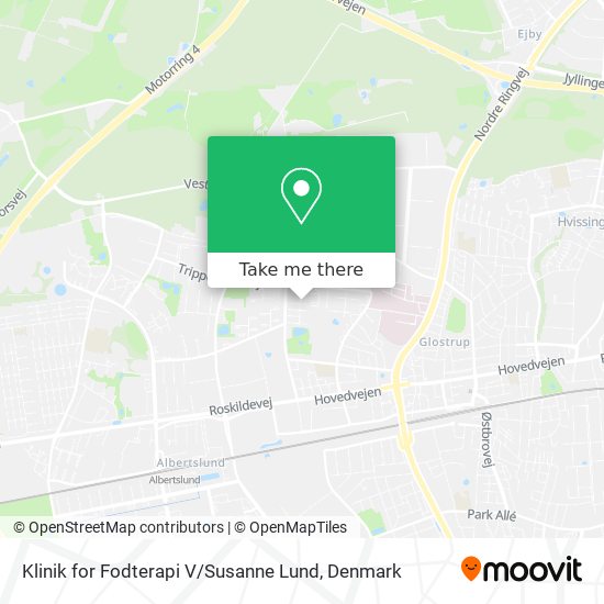 Klinik for Fodterapi V / Susanne Lund map