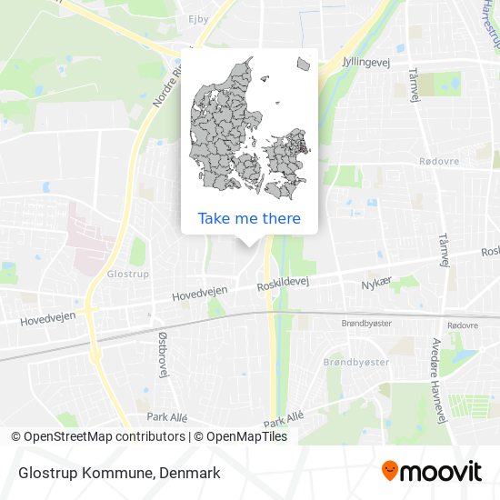 Glostrup Kommune map