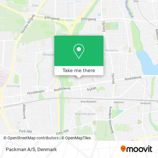 Packman A/S map