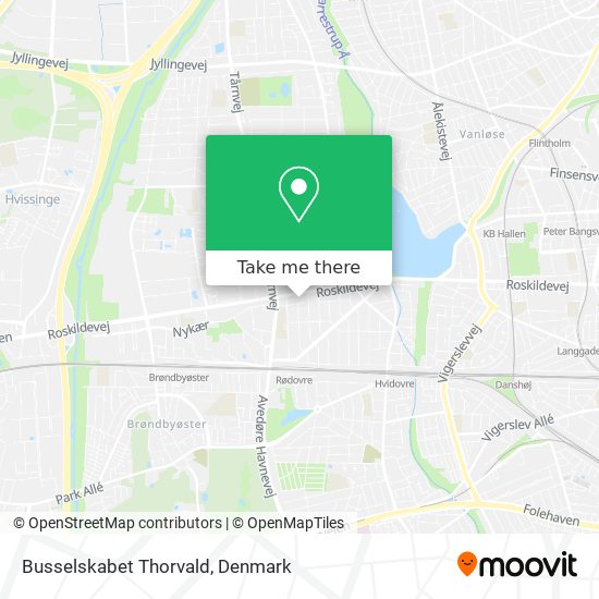 Busselskabet Thorvald map