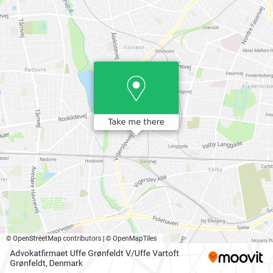 Advokatfirmaet Uffe Grønfeldt V / Uffe Vartoft Grønfeldt map