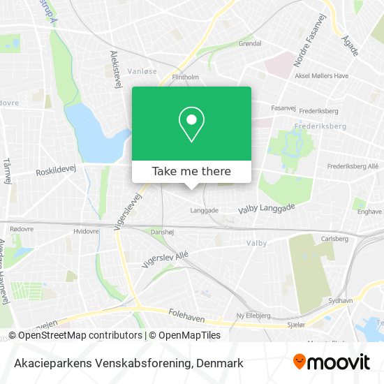 Akacieparkens Venskabsforening map