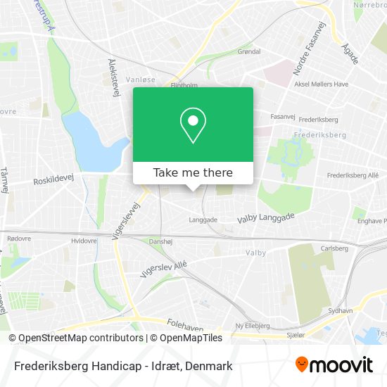 Frederiksberg Handicap - Idræt map