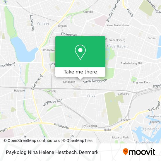 Psykolog Nina Helene Hestbech map