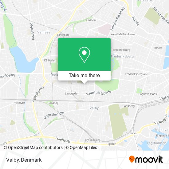 Valby map