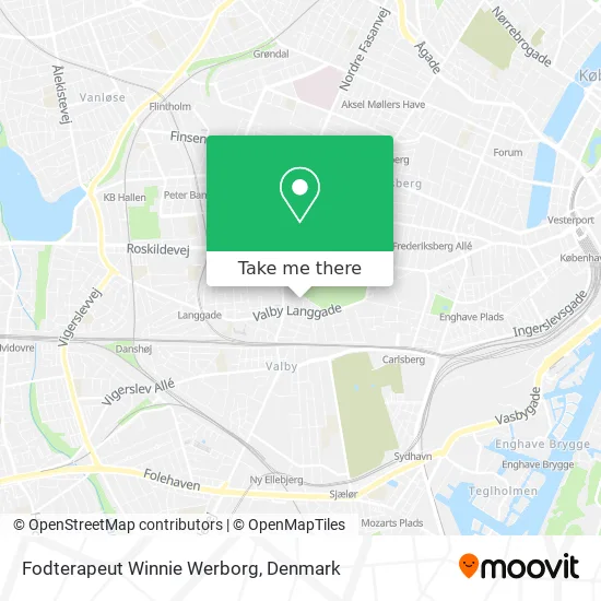 Fodterapeut Winnie Werborg map