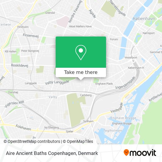 Aire Ancient Baths Copenhagen map