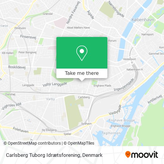 Carlsberg Tuborg Idrætsforening map