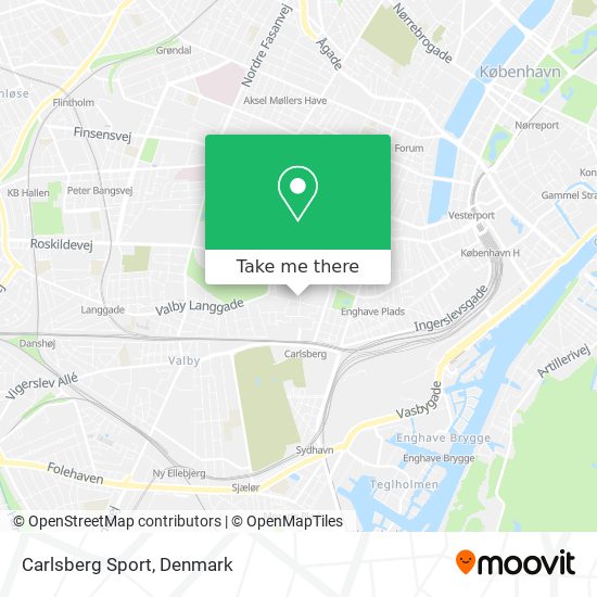 Carlsberg Sport map