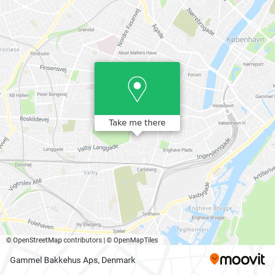 Gammel Bakkehus Aps map