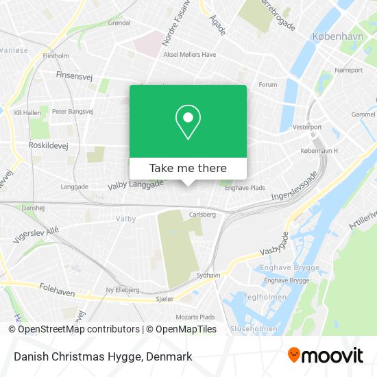 Danish Christmas Hygge map