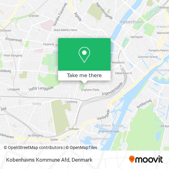 Kobenhavns Kommune Afd map