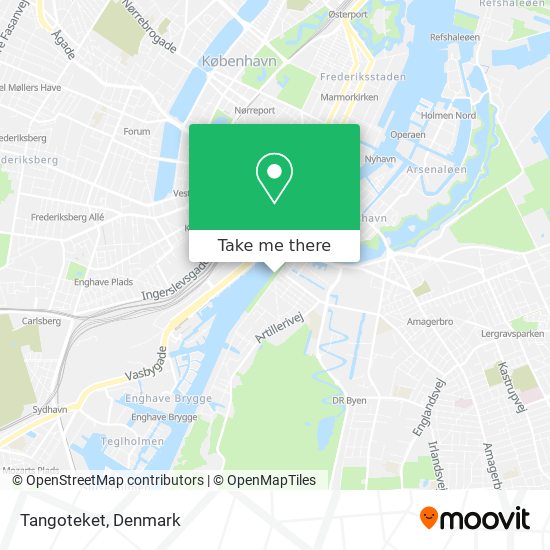 Tangoteket map