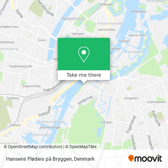 Hansens Flødeis på Bryggen map