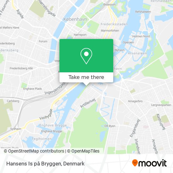Hansens Is på Bryggen map
