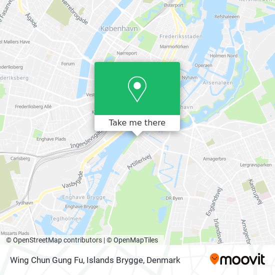 Wing Chun Gung Fu, Islands Brygge map