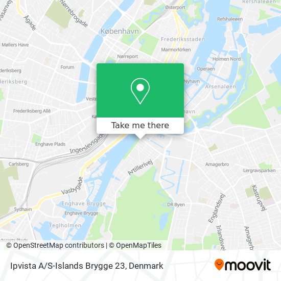 Ipvista A/S-Islands Brygge 23 map