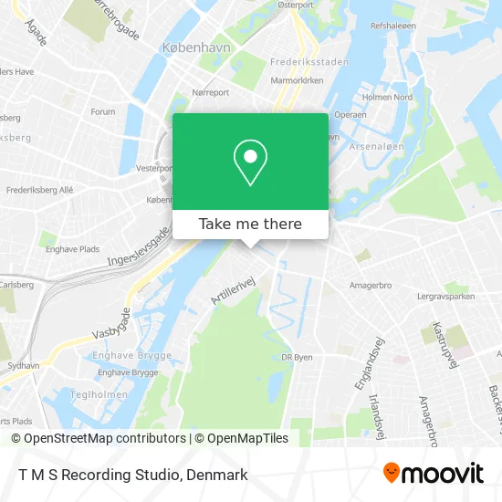 T M S Recording Studio map