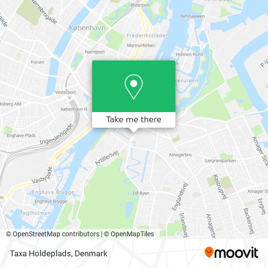 Taxa Holdeplads map